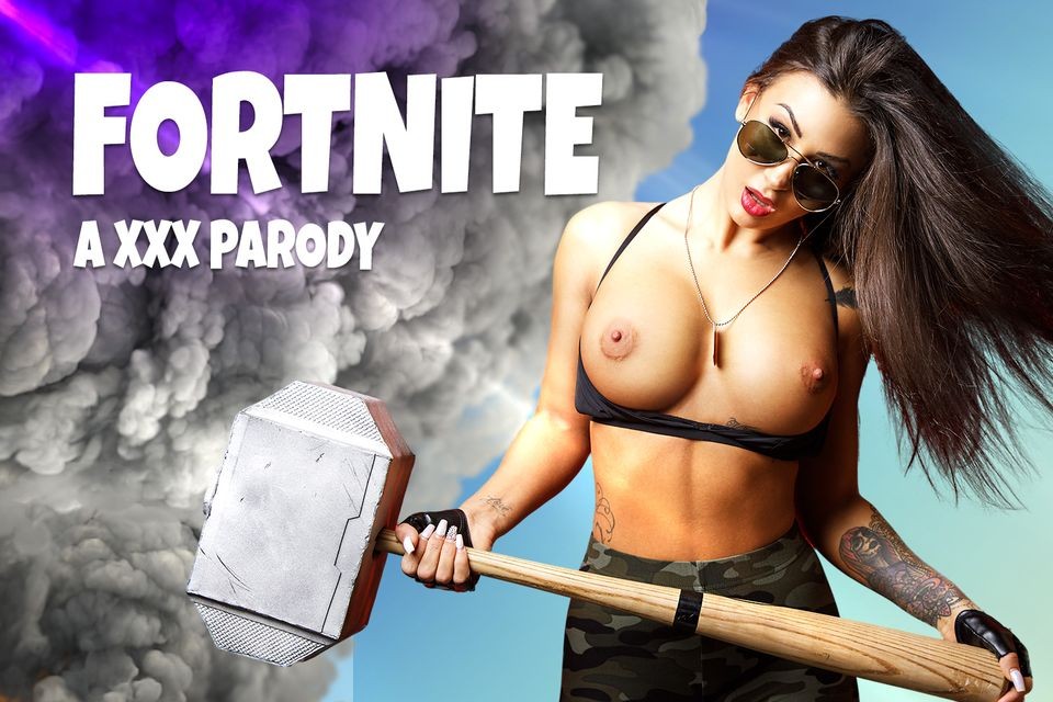 Susy Gala in Fortnite VR Cosplay Hot Action