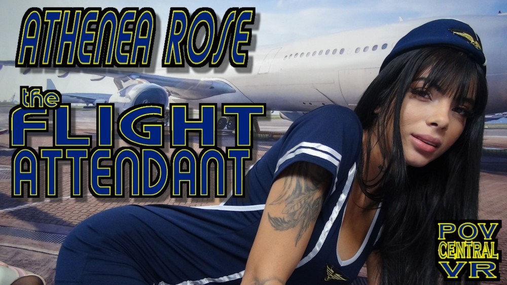 Athenea Rose: Seductive Flight Attendant Fantasy