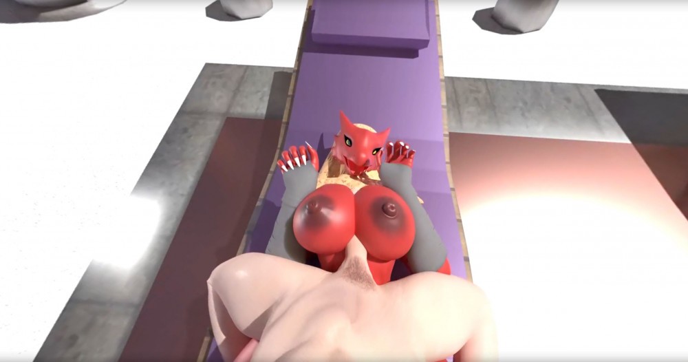 Blaziken Boobs Massage: Erotic VR Parody