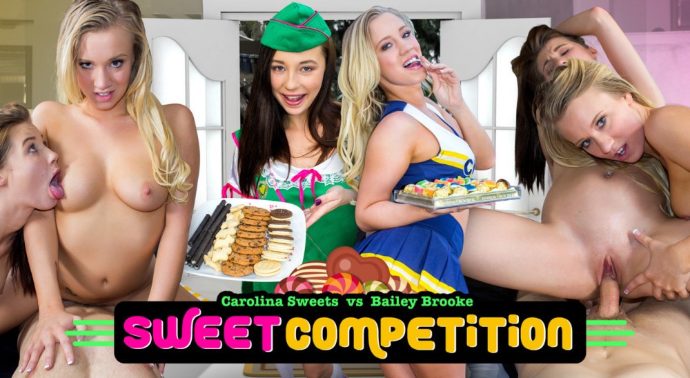 Sweet Competition Threesome with Bailey Brooke