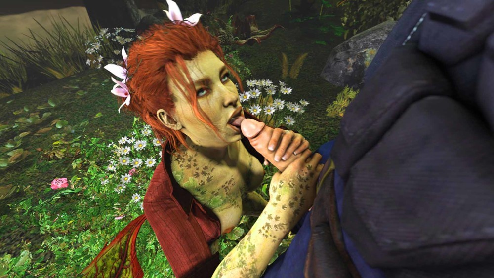 Poison Ivy's Wild Yard Time: DC Comics XXX Parody