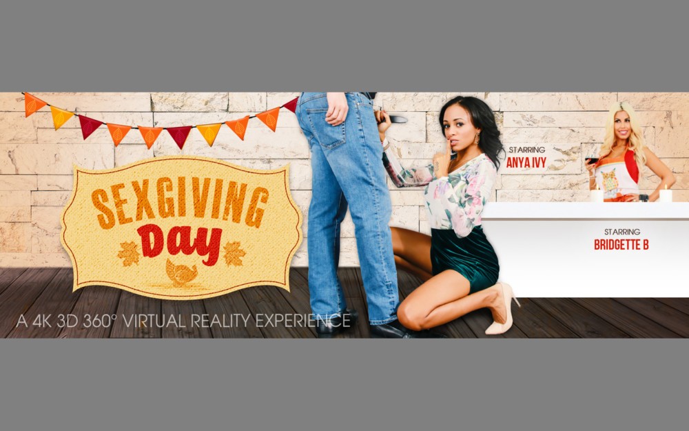 SexGiving Day VR Threesome with Bridgette & Anya