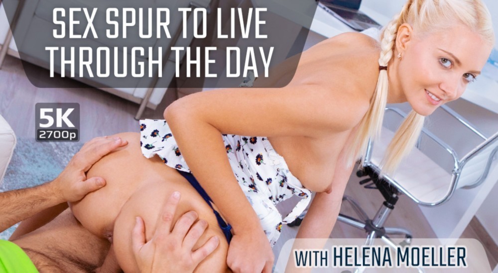 Helena Moeller in Hot VR Office Seduction