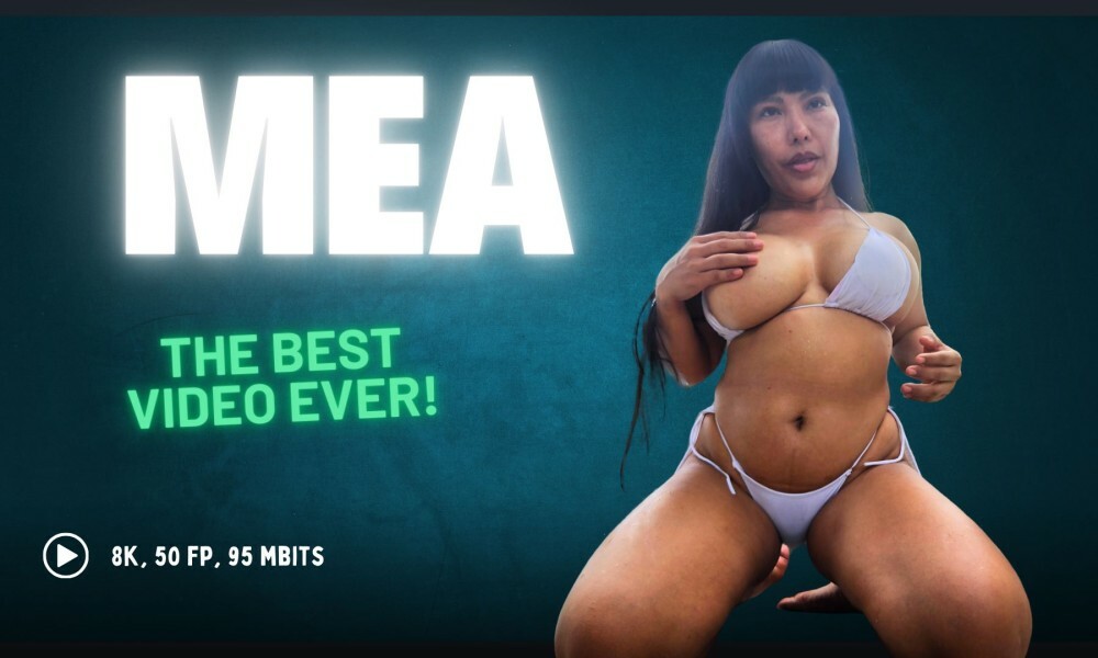 MEA BIG 8K VR TEASING - HOW LONG CAN U HOLD?