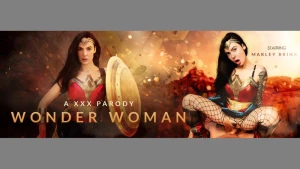 Wonder Woman (A XXX Parody) - Marley Brinx Cosplay Porn - Marley Brinx