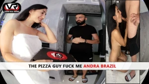 The Pizza Guy Fuck Me Andra Brazil - Andra Brazil