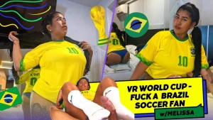 VR World Cup - Fuck A Brazil Soccer Fan - Melissa Suarez