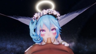 Vocaloid - Miku Angelic Blowjob (A XXX Parody) - hatsune miku