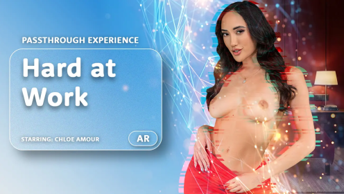 Chloe Amour Office Roleplay | 8K AR Passthrough Adult VR