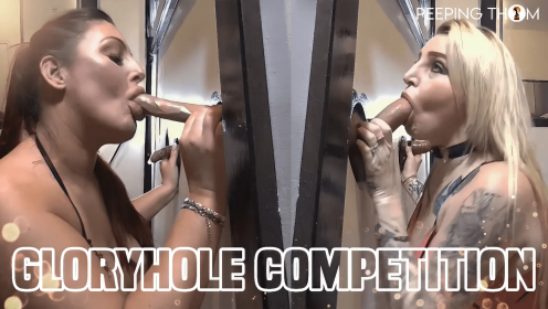 Gloryhole Competition – Loula Lou vs Crystal Smith – 8K 3D 180° Adult VR