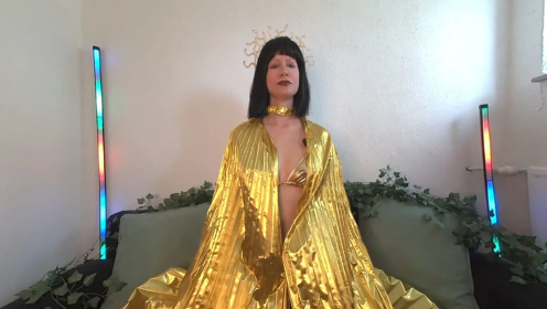 Mesa Versteinert Deinen Schwanz – Blonde Hexe 8K 3D 180° Solo Adult VR