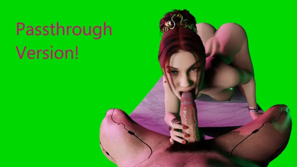 Deepthroat Blowjob Featuring Scarlet Fyre (OC) [Passthrough]