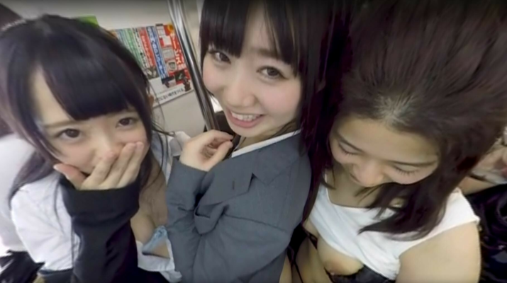 Steamy Train Encounter in Crowded Car VR - Image 7