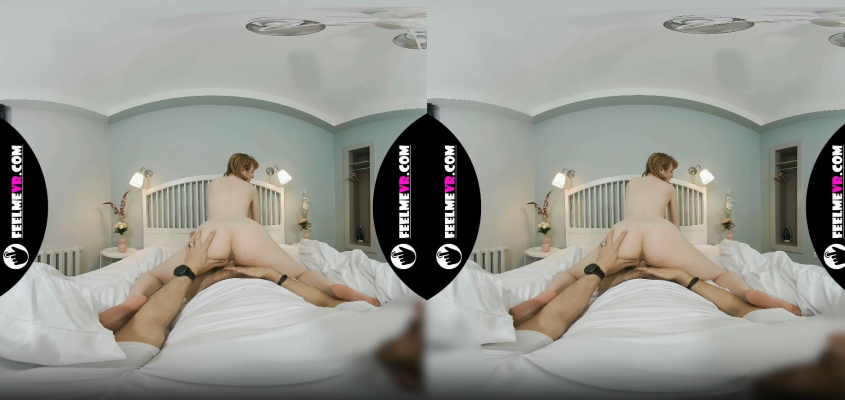 VR180 Lilly Mays Shows How She Makes Blowjob And Rides On The Cock - Image 7