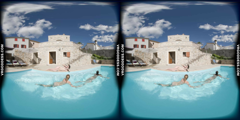 Kristina Emmux & Rebeka Ruby Poolside Seduction - Image 8