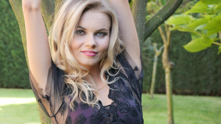 Demure Stockings Tease - Image 4