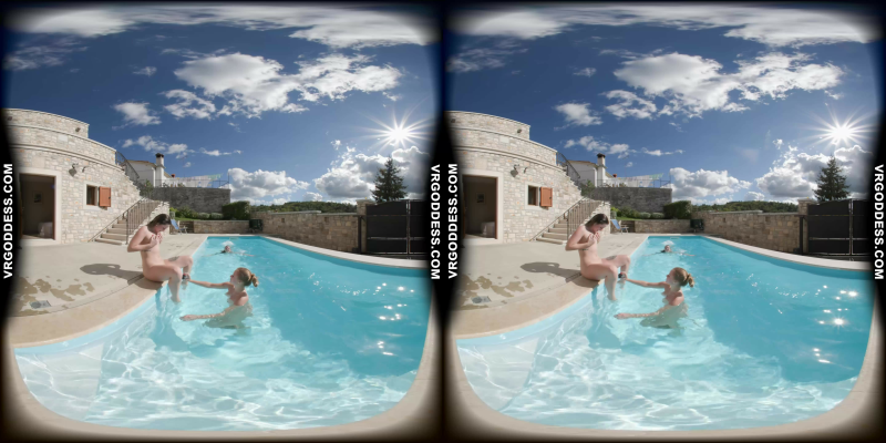 Kristina Emmux & Rebeka Ruby Poolside Seduction - Image 5