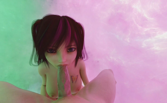 Neon Goddess VR Blowjob in Stunning 4K - Image 2