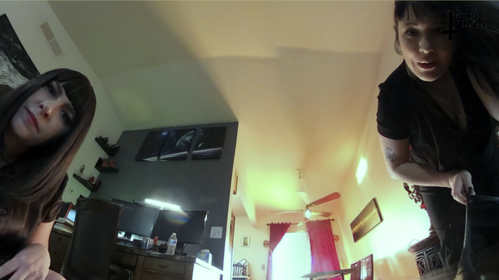 Goth Dominatrixes Dominate Tiny Client in 4K - Image 2