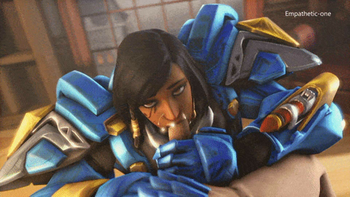 Pharah Overwatch Parody: Erotic Support in 4K VR - Image 1