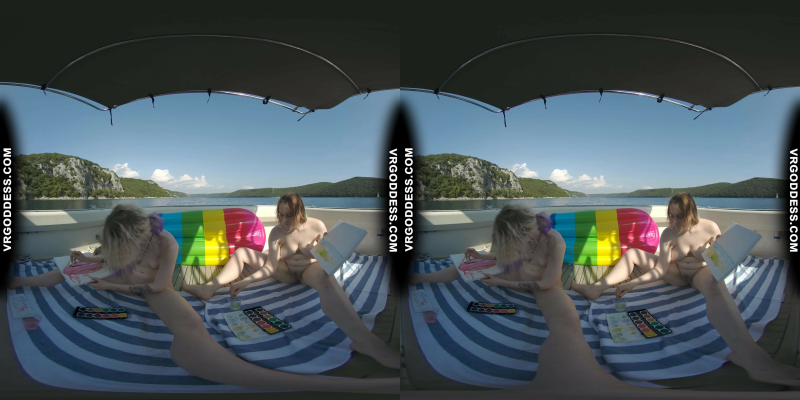 Diana and Ingrida in Sensual Yacht Art Nude - Image 3