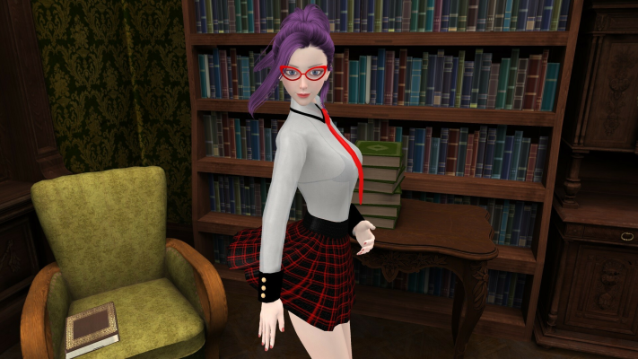Maya's Steamy Library Encounter VR - Image 1