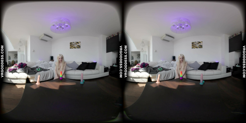 Lily Angelic Solo Dildo Play in Stunning 8K VR - Image 9