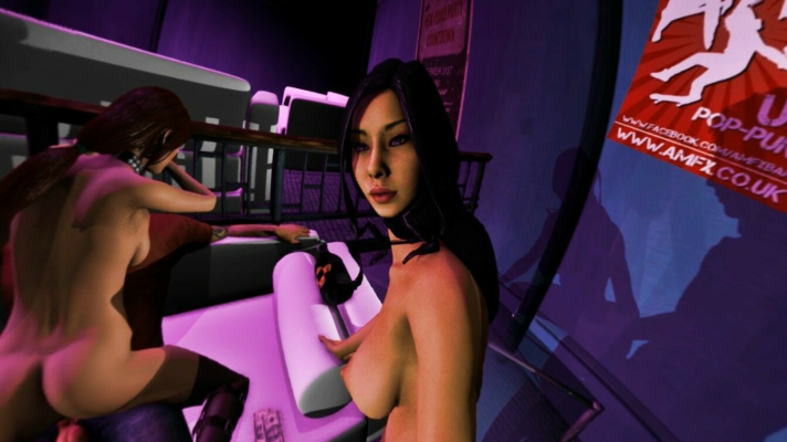 Psylocke and Rogue Wild Party XXX Parody - Image 1