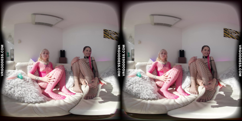 Alise And Alice On The Couch Both Masturbating Then Double Dildo Deep Penetration Lesbian Sex - Image 1