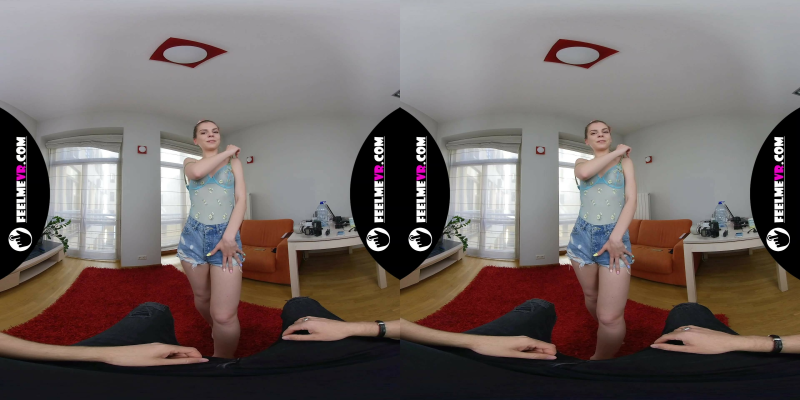 Amelia Miller Super Shy Teenager VR 180 3d Lapdance - Image 1
