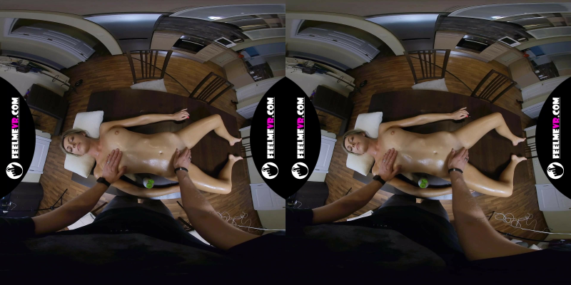 Tiffany Pussy And Tits 3D 180vr Oiled Massage - Image 8