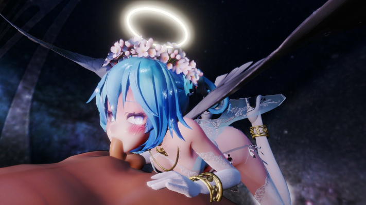 Hatsune Miku Angelic Blowjob XXX Parody - Image 2