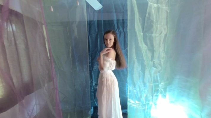 Emily Bloom Sensual Solo Tease in 4K - Image 1