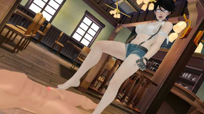 Bayonetta Footjob: Sexy 3D Parody Action - Image 1