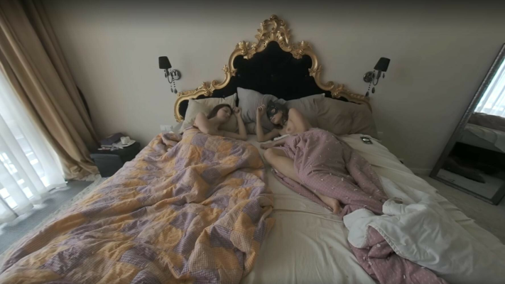 Intimate Lesbians Waking Up And Sensually Licking Vibing Pussies For Pure Pleasure - Image 1