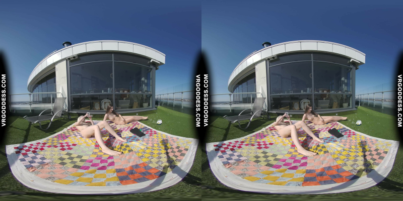 Rebeka Ruby & Ingrida: Hot Outdoor Masturbation - Image 1