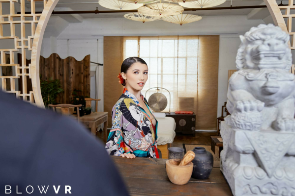 Maya Woulfe Sensual Blowjob in Stunning VR - Image 2